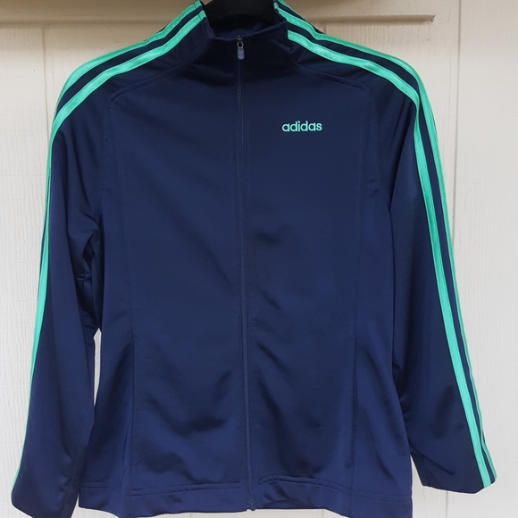 S ADIDAS Y2K VINTAGE 3 STRIPE WARM UP JACKET NICE! - Picture 4 of 11